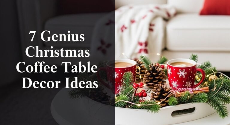 7 Genius Christmas Coffee Table Tray Decor Ideas for [year]
