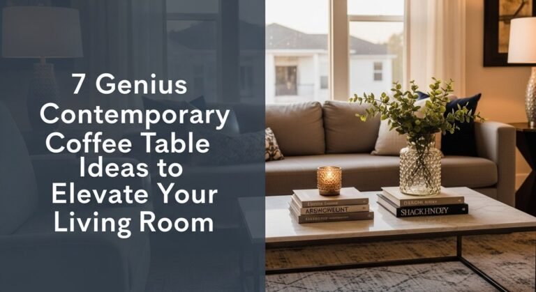 7 Genius Contemporary Coffee Table Ideas to Elevate Your Living Room 1 7 Genius Contemporary Coffee Table Ideas to Elevate Your Living Room