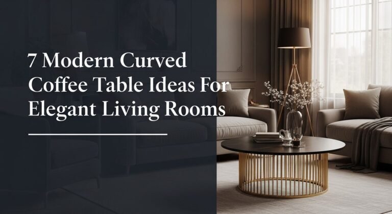 7 Modern Curved Coffee Table Ideas For Elegant Living Rooms [year]