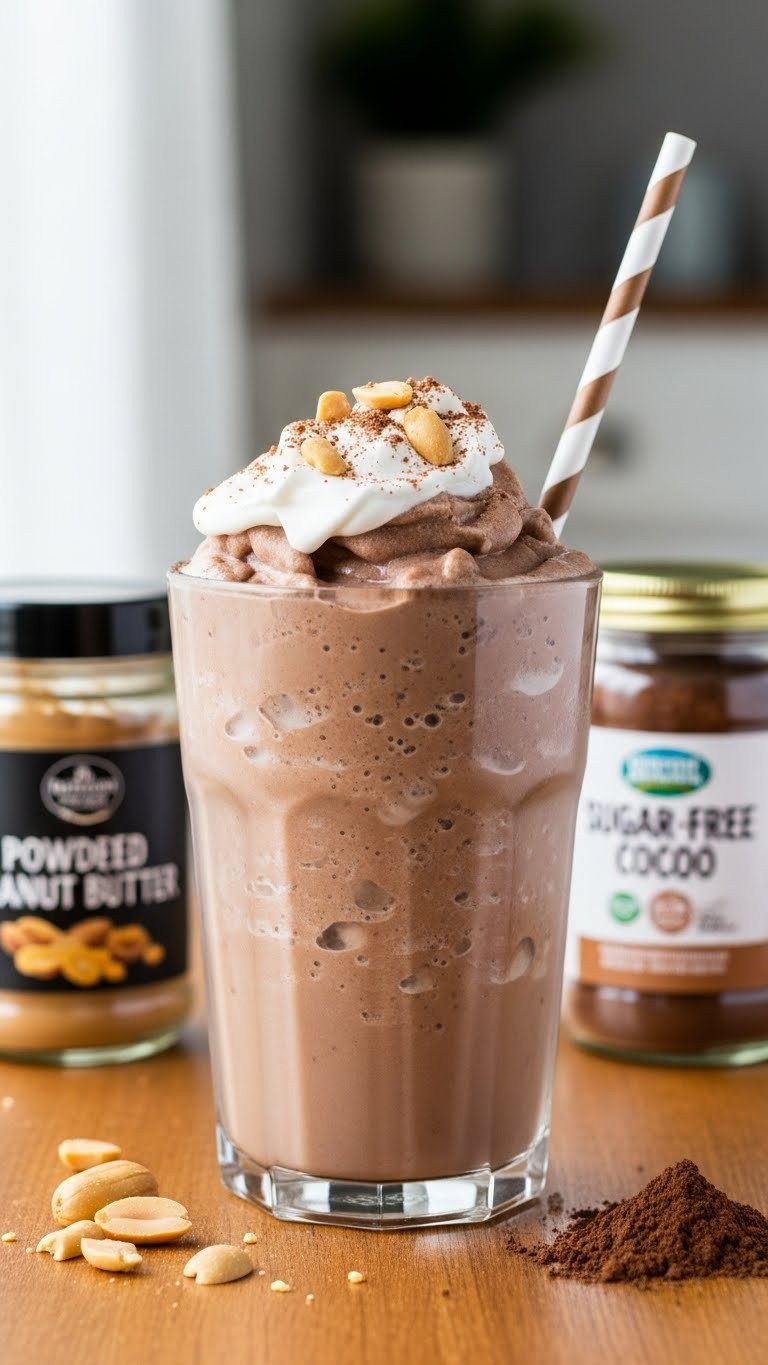 13 Bariatric Protein Coffee Recipes That Taste Amazing 15 Better than coffee shop mocha frappe in a glass on a wooden table