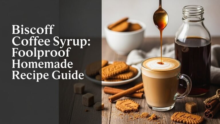 Biscoff Coffee Syrup: Foolproof Homemade Recipe Guide