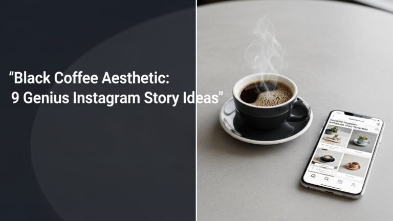Black Coffee Aesthetic: 9 Genius Instagram Story Ideas [year]
