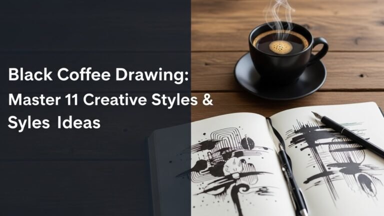 Black Coffee Drawing: Master 11 Creative Styles & Ideas