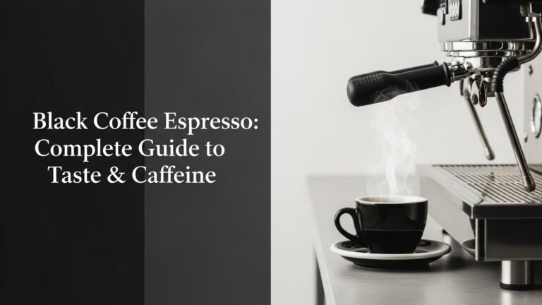 Black Coffee Espresso: Complete Guide to Taste & Caffeine