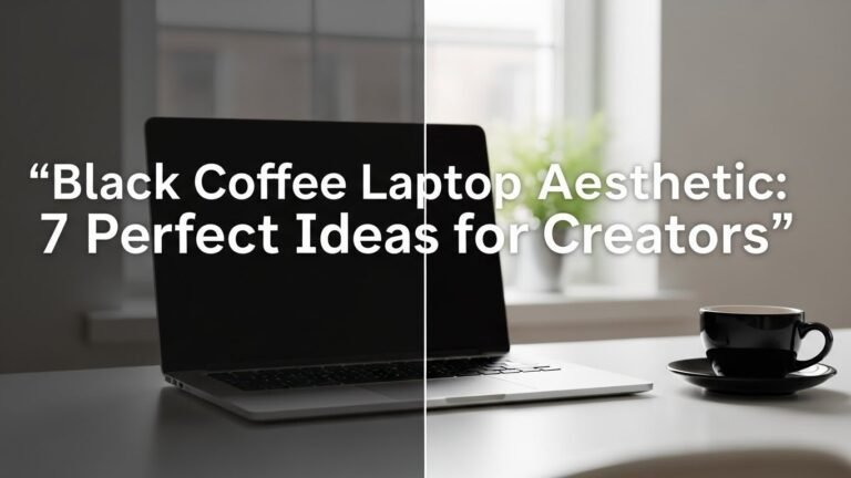 Black Coffee Laptop Aesthetic: 7 Perfect Ideas for Creators