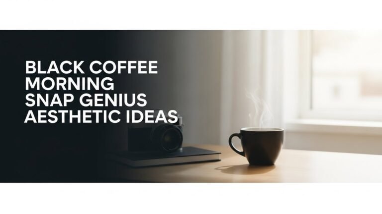 Black Coffee Morning Snap Genius Aesthetic Ideas for [year]