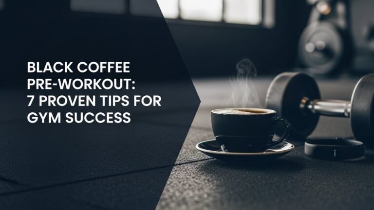 Black Coffee Pre-Workout: 7 Proven Tips for Gym Success