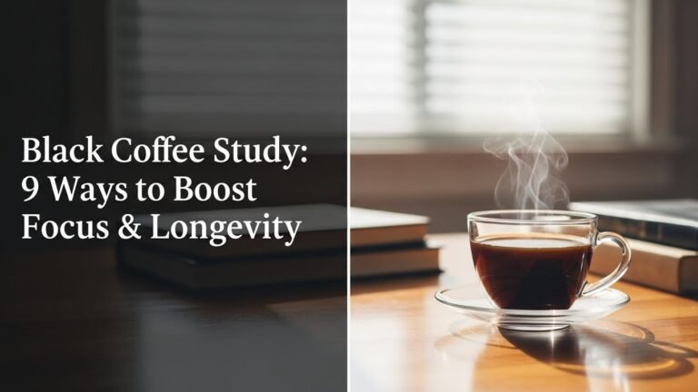 Black Coffee Study: 9 Ways to Boost Focus & Longevity [year]