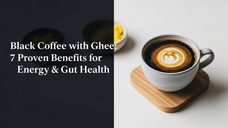 Black Coffee with Ghee: 7 Proven Benefits for Energy & Gut Health