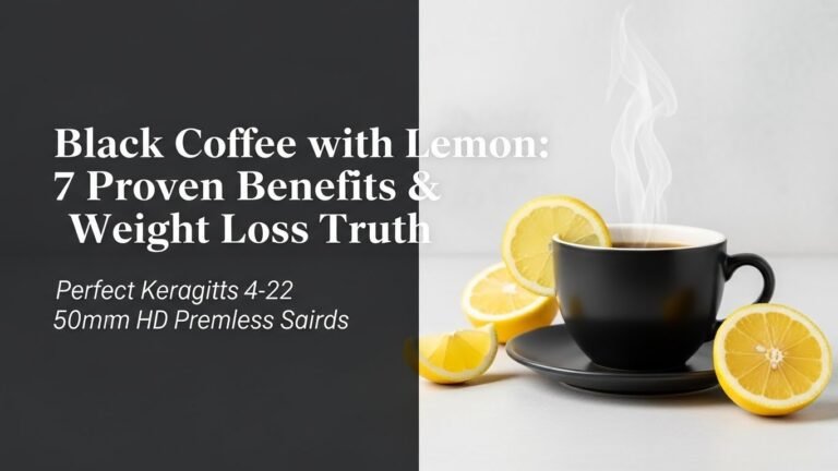 Black Coffee with Lemon: 7 Proven Benefits & Weight Loss Truth