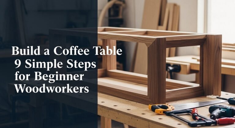 Build a Coffee Table 9 Simple Steps for Beginner Woodworkers 8 Build a Coffee Table 9 Simple Steps for Beginner Woodworkers