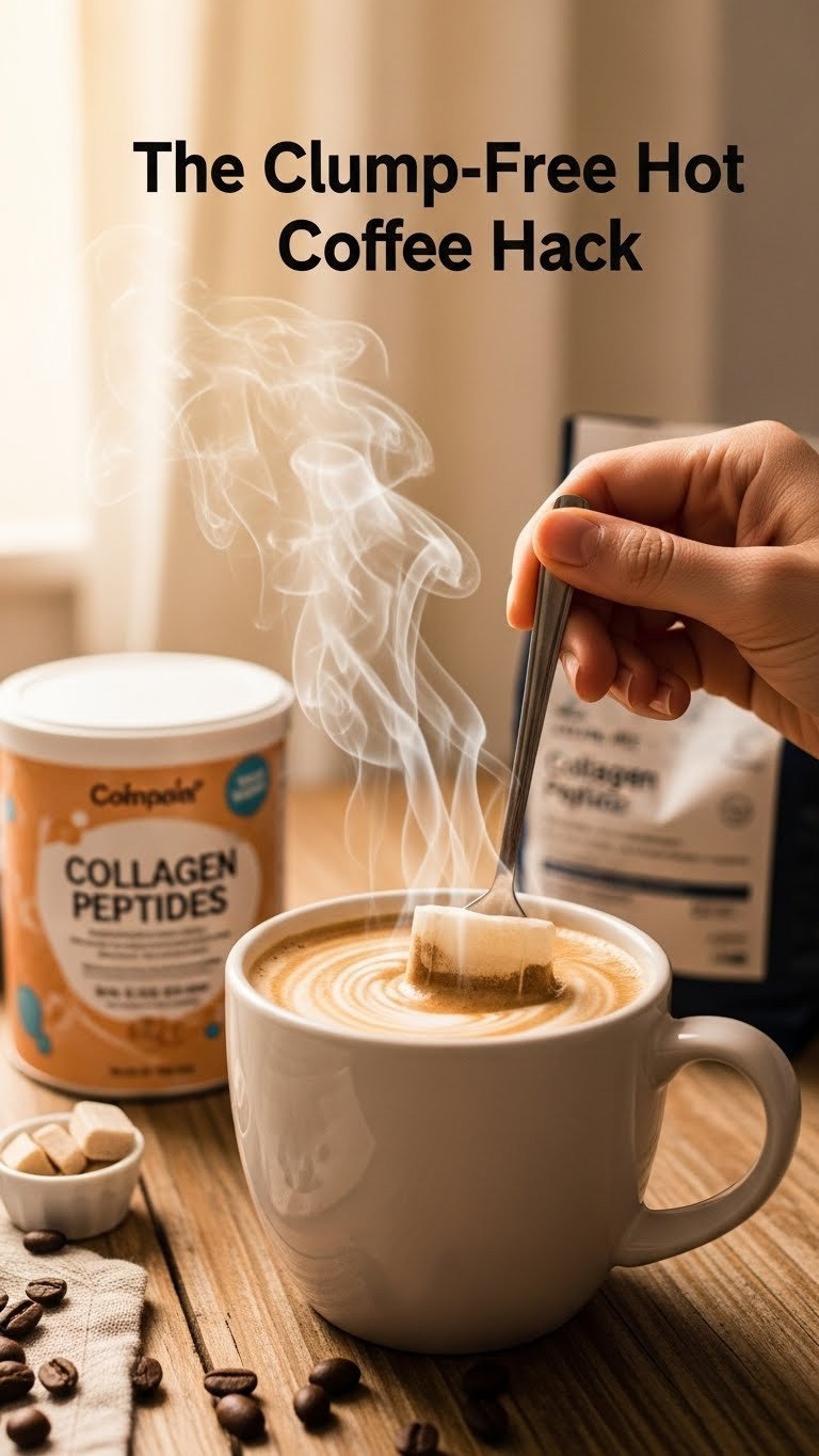 Genius Protein Coffee Meal Replacement Hacks You Need 13 Clump free hot coffee hack protein coffee in a mug on wooden table