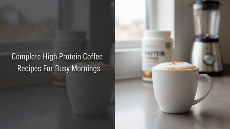 Complete High Protein Coffee Recipes For Busy Mornings