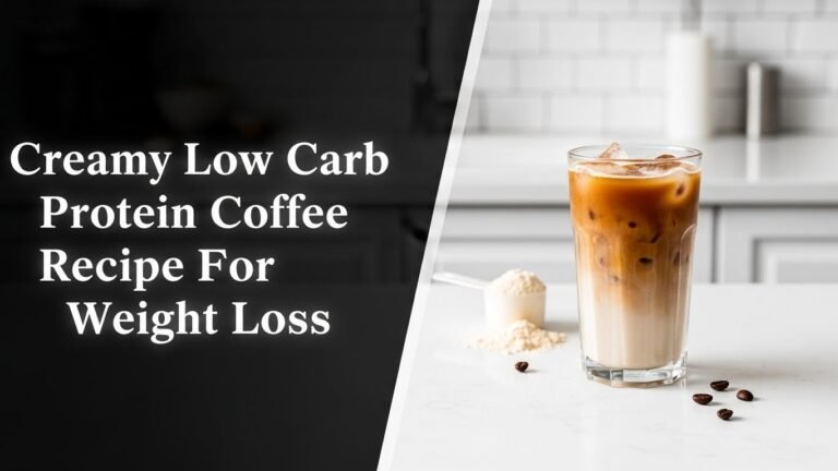 Creamy Low Carb Protein Coffee Recipe For Weight Loss