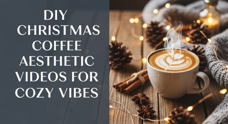 DIY Christmas Coffee Aesthetic Videos for Cozy Vibes [year]
