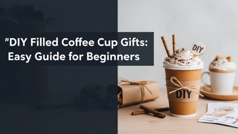 DIY Filled Coffee Cup Gifts: Easy Guide for Beginners