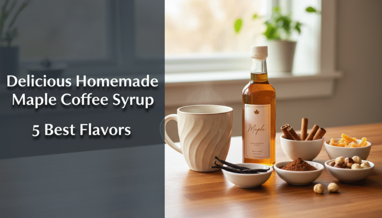 Delicious Homemade Maple Coffee Syrup 5 Best Flavors