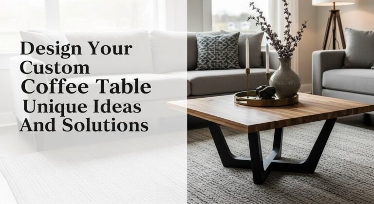 Design Your Custom Coffee Table Unique Ideas And Solutions