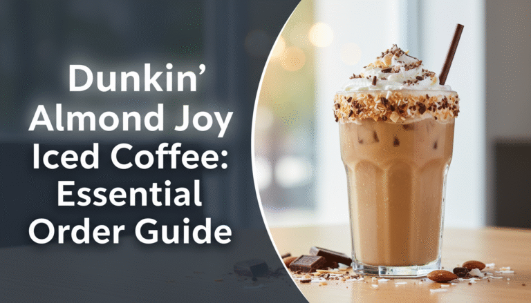 Dunkin' Almond Joy Iced Coffee: Essential Order Guide [year]