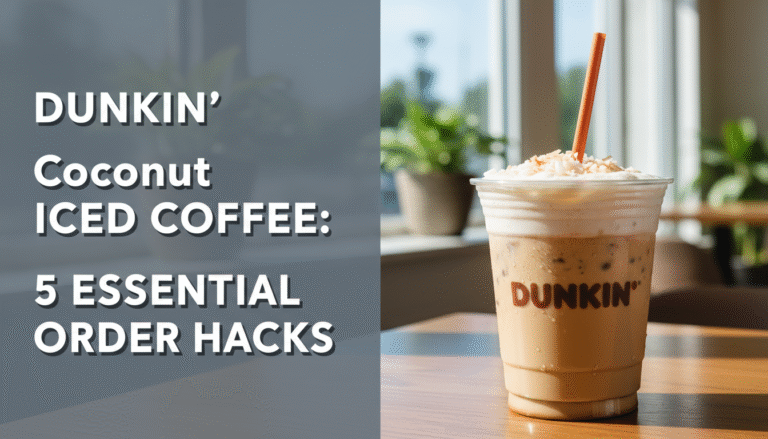 Dunkin' Coconut Iced Coffee: 5 Essential Order Hacks 9 Dunkin' Coconut Iced Coffee: 5 Essential Order Hacks