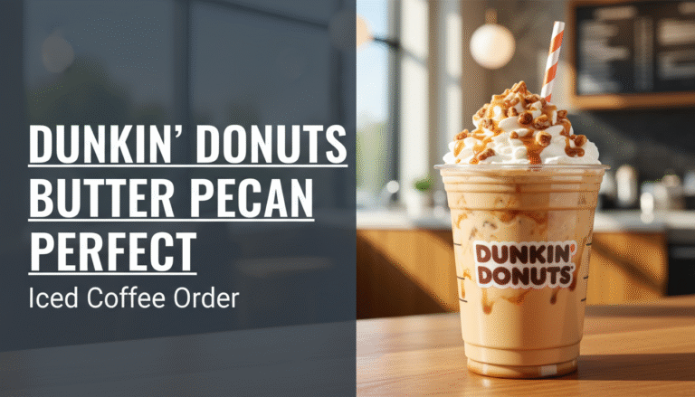 Dunkin' Donuts Iced Coffee Order Butter Pecan Perfect [year]
