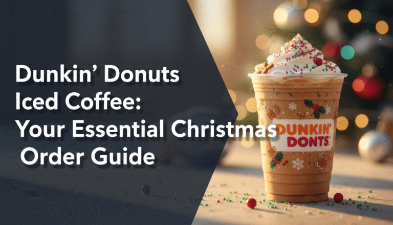 Dunkin' Donuts Iced Coffee: Your Essential Christmas Order Guide [year]