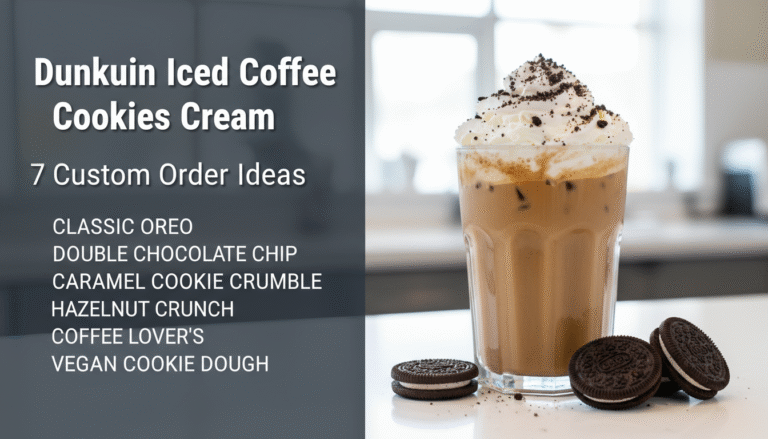 Dunkin Iced Coffee Cookies Cream 7 Custom Order Ideas 4 Dunkin Iced Coffee Cookies Cream 7 Custom Order Ideas