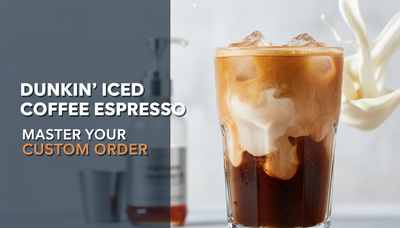 Dunkin Iced Coffee Espresso: Master Your Custom Order