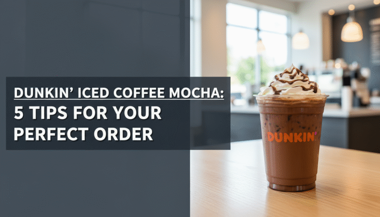 Dunkin' Iced Coffee Mocha: 5 Tips for Your Perfect Order 9 Dunkin' Iced Coffee Mocha: 5 Tips for Your Perfect Order