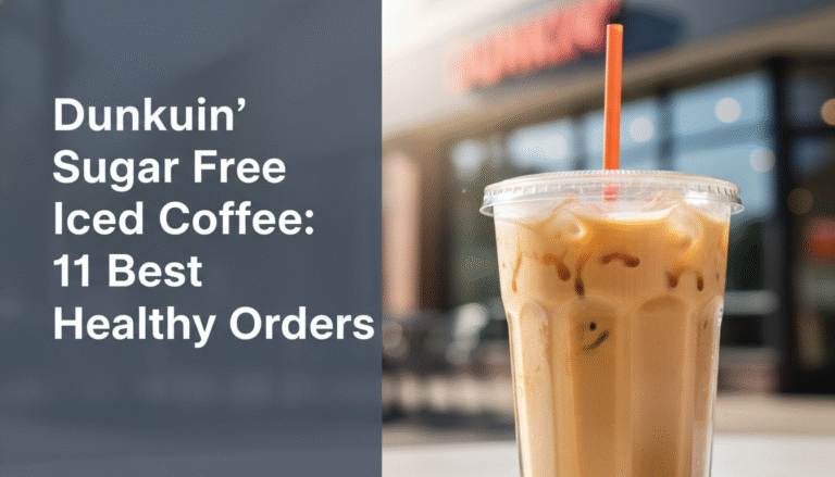 Dunkin' Sugar Free Iced Coffee: 11 Best Healthy Orders 3 Dunkin' Sugar Free Iced Coffee: 11 Best Healthy Orders