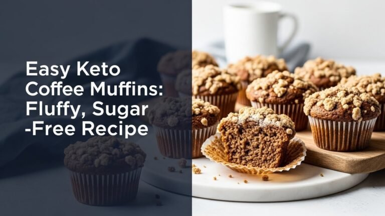 Easy Keto Coffee Cake Muffins: Fluffy, Sugar-Free Recipe