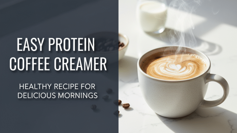 Easy Protein Coffee Creamer: Healthy Recipe for Delicious Mornings