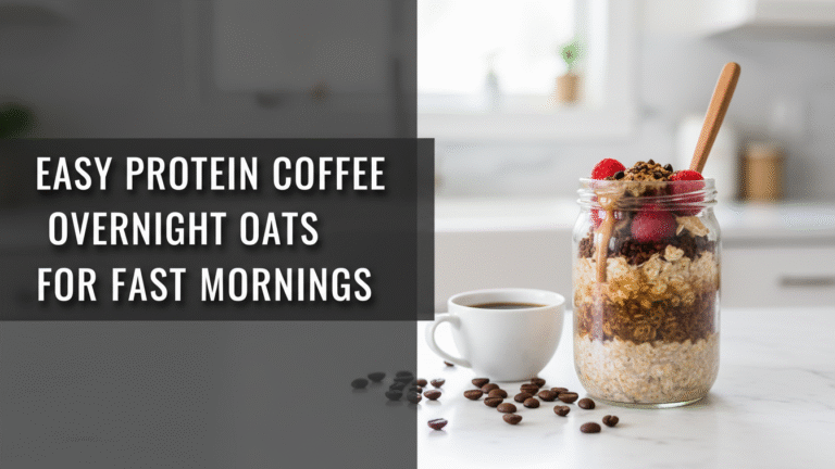 Easy Protein Coffee Overnight Oats for Fast Mornings [year]