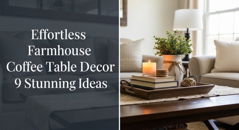 Effortless Farmhouse Coffee Table Decor 9 Stunning Ideas 8 Effortless Farmhouse Coffee Table Decor 9 Stunning Ideas