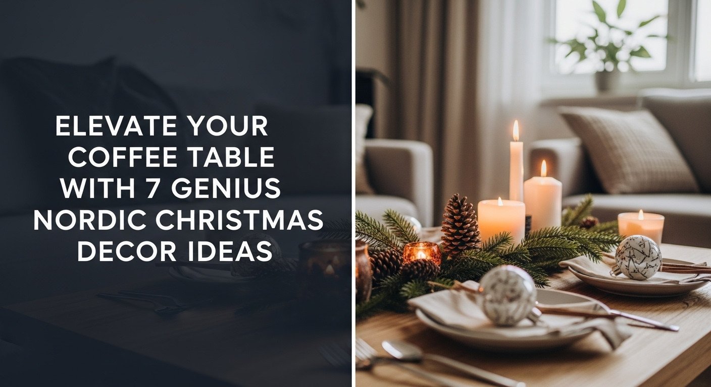 Elevate Your Coffee Table With 7 Genius Nordic Christmas Decor Ideas