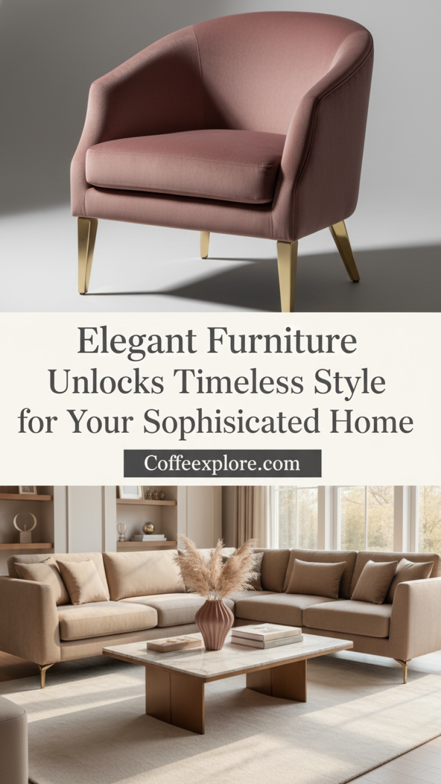 Finished brown butter coffee syrup being poured into elegant glass bottle on light quartz countertop with minimalist decor.