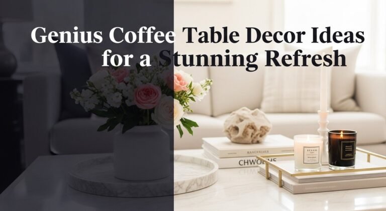 Genius Coffee Table Decor Ideas for a Stunning [month] [year] Refresh