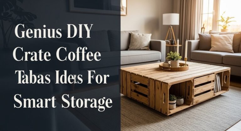 Genius DIY Crate Coffee Table Ideas For Smart Storage 4 Genius DIY Crate Coffee Table Ideas For Smart Storage