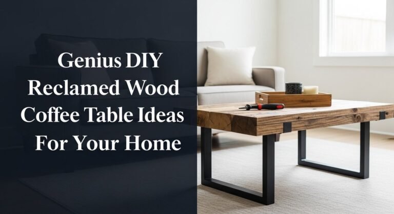 Genius DIY Reclaimed Wood Coffee Table Ideas For Your Home 1 Genius DIY Reclaimed Wood Coffee Table Ideas For Your Home