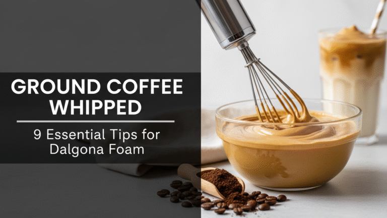 Ground Coffee Whipped: 9 Essential Tips for Dalgona Foam