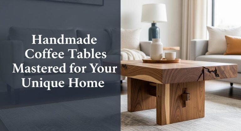 Handmade Coffee Tables Mastered for Your Unique Home