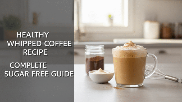 Healthy Whipped Coffee Recipe Complete Sugar Free Guide