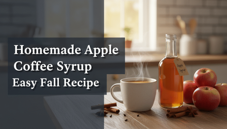 Homemade Apple Coffee Syrup Easy Fall Recipe [year]