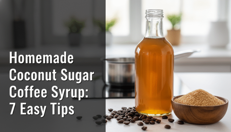 Homemade Coconut Sugar Coffee Syrup: 7 Easy Tips