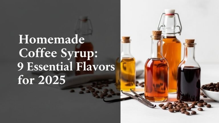 Homemade Coffee Syrup: 9 Essential Flavors for [year]