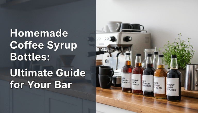 Homemade Coffee Syrup Bottles: Ultimate Guide for Your Bar