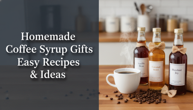 Homemade Coffee Syrup Gifts Easy Recipes & Ideas