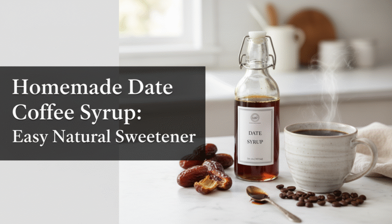 Homemade Date Coffee Syrup: Easy Natural Sweetener 1 Homemade Date Coffee Syrup: Easy Natural Sweetener