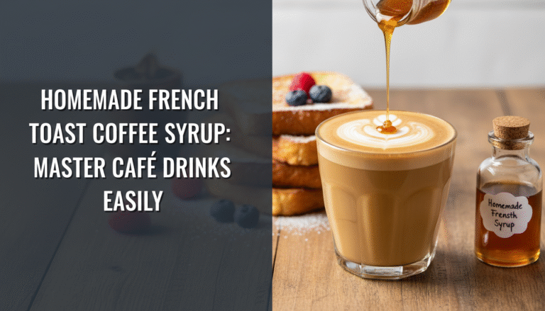 Homemade French Toast Coffee Syrup: Master Cafe Drinks Easily