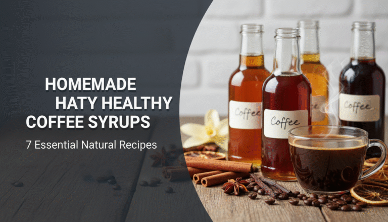 Homemade Healthy Coffee Syrups: 7 Essential Natural Recipes